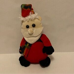 FLOMO Friends Forever Santa Plush Festive Christmas Decor 9” Tall
